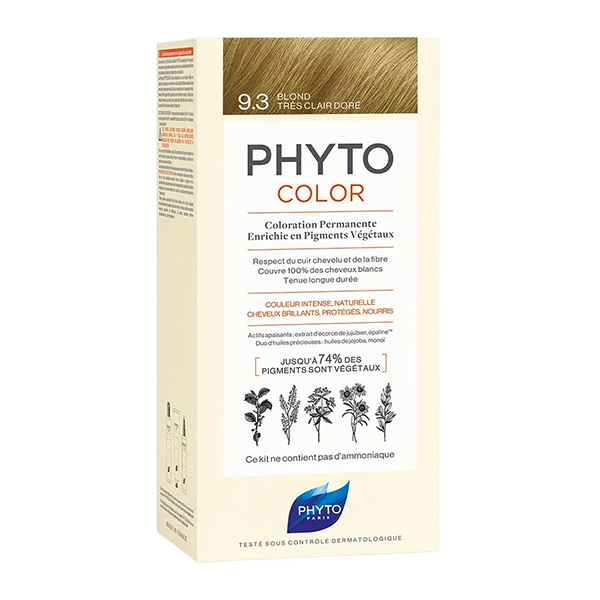 PHYTO PHYTOCOLOR 9.3 RUBIO DORADO MUY CLARO