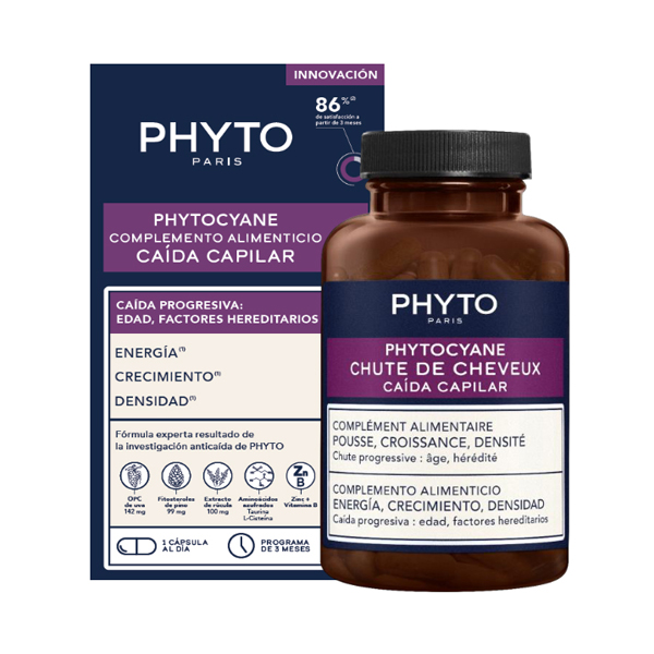 PHYTO PHYTOCYANE COMPLEMENTO ALIMENTICIO ANTICAÍDA (86 CAPS.VEGANAS)