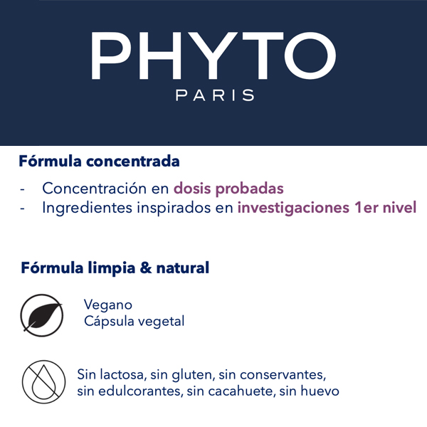 PHYTO PHYTOCYANE COMPLEMENTO ALIMENTICIO ANTICAÍDA (86 CAPS.VEGANAS)