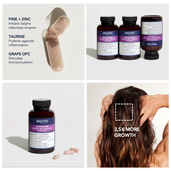 PHYTO PHYTOCYANE COMPLEMENTO ALIMENTICIO ANTICAÍDA (86 CAPS.VEGANAS)