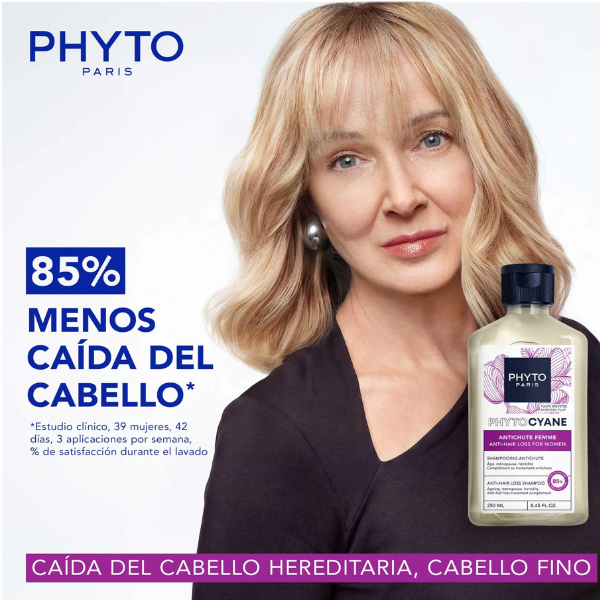 PHYTO PHYTOCYANE CHAMPÚ ANTICAIDA MUJER (500ML)