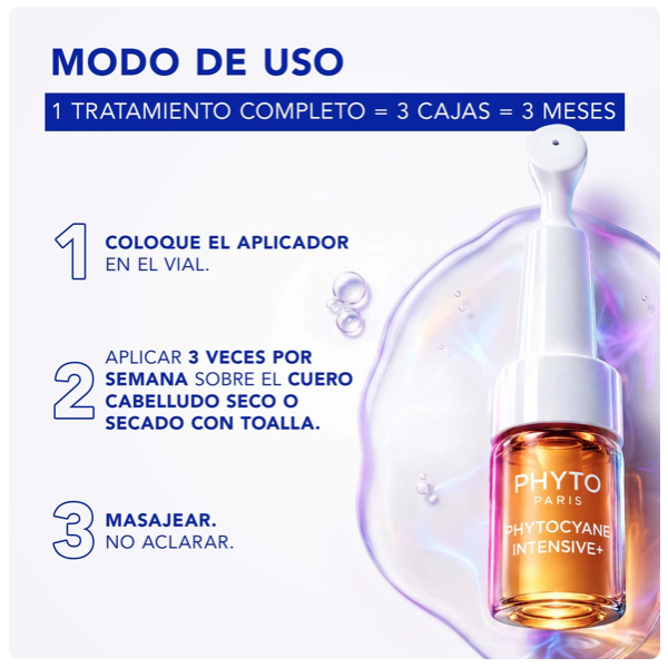 PHYTO PHYTOCYANE HOMBRE TRATAMIENTO PROGRESIVO (12 AMPOLLAS X 5ML)