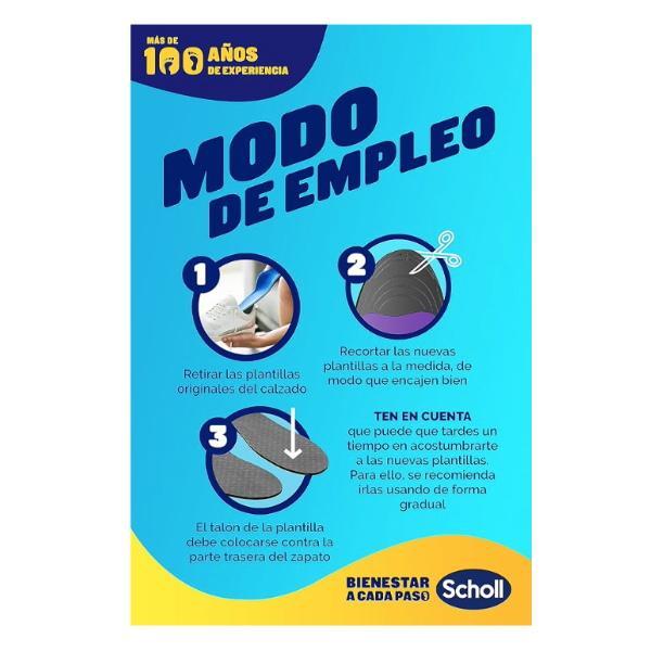 SCHOLL PLANTILLA ANTI-DOLOR FASCITIS PLANTAR T.M