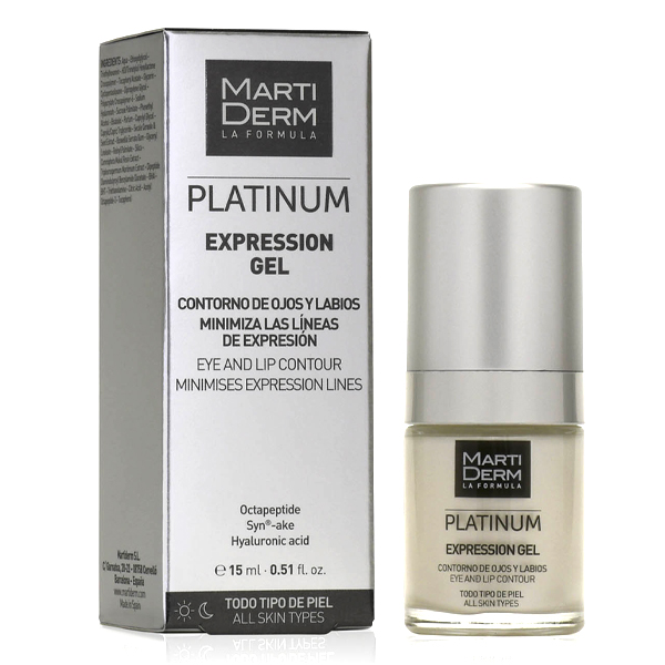 MARTIDERM PLATINUM Expression GEL Contorno de Ojos y Labios (15ml)