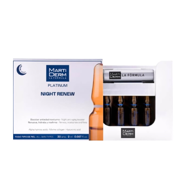 MARTIDERM PLATINUM NIGHT RENEW BOOSTER (30 ampollas)