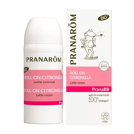 PRANAROM PranaBB ROLL-ON Citronella LECHE CORPORAL BEBÉ +6M (30ml)			