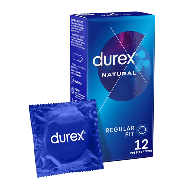 DUREX PROFILACTICO NATUR PLUS (12 UNIDADES)