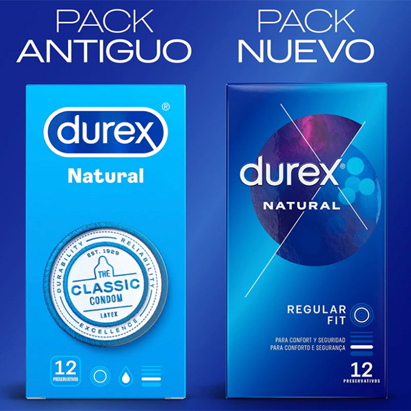 DUREX PROFILACTICO NATUR PLUS (12 UNIDADES)