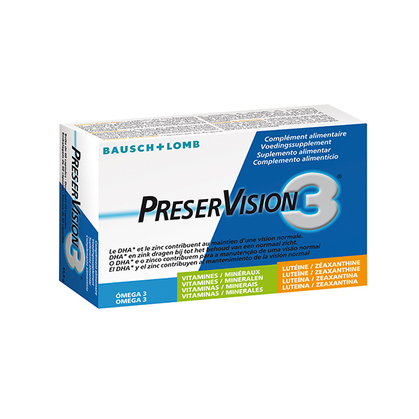 BAUSCH&LOMB PRESERVISION 3 (180 CÁPSULAS)