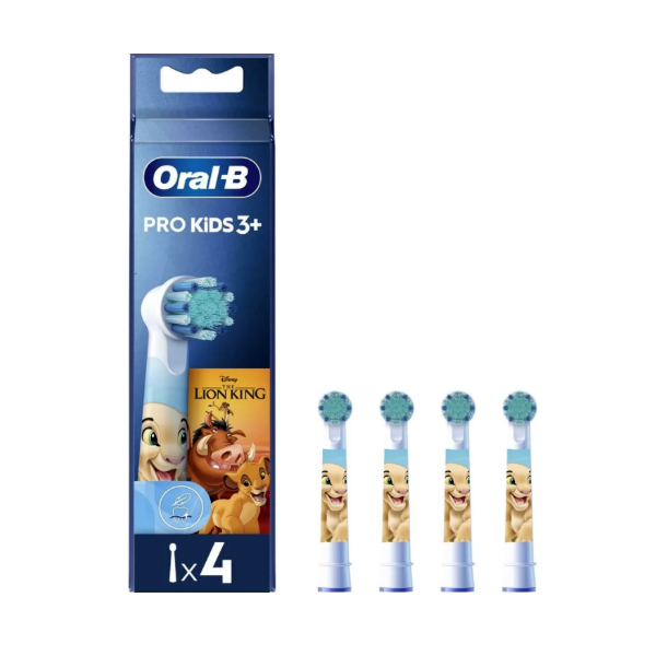 ORAL-B PRO KIDS RECAMBIO CABEZALES REY LEÓN  (4 Unidades)