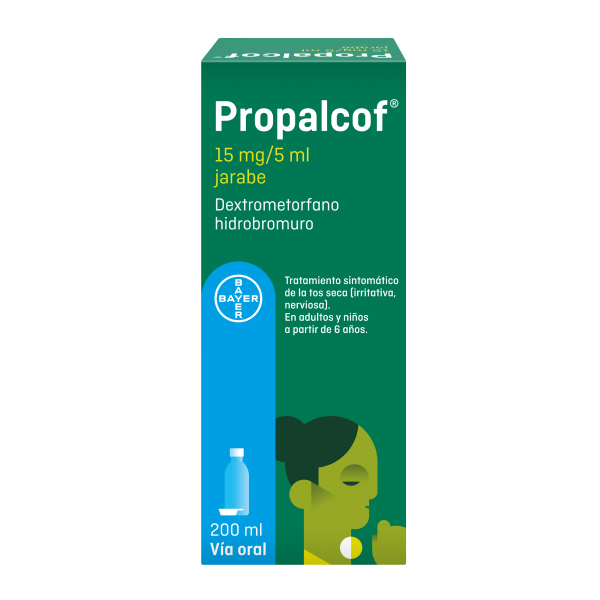 BAYER - MEDICAMENTOS PROPALCOF 15mg/5ml JARABE antes ROMILAR (200ml)