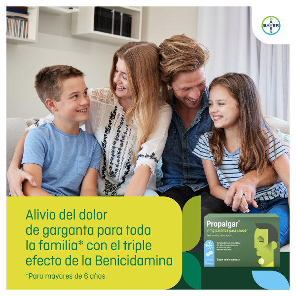 BAYER - MEDICAMENTOS PROPALGAR 3MG 24 PASTILLAS PARA CHUPAR (SABOR MIEL Y NARANJA)