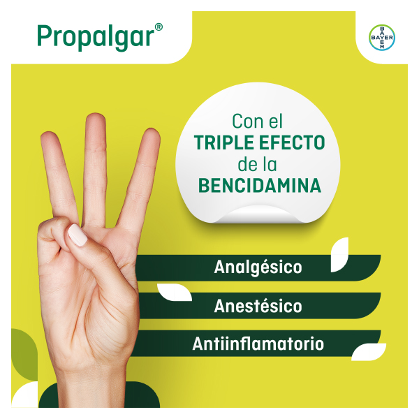 BAYER - MEDICAMENTOS PROPALGAR 3MG 24 PASTILLAS PARA CHUPAR (SABOR MIEL Y NARANJA)