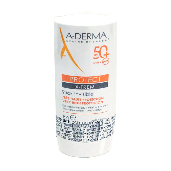 A-DERMA PROTECT X-TREM STICK INVISBLE SPF50+ (8g)