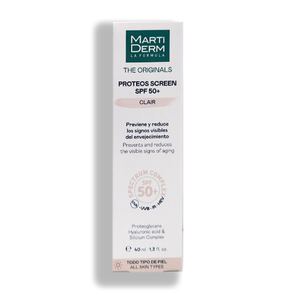 MARTIDERM PROTEOS SCREEN SPF50 FLUID CREAM COLOR CLAIR (40ML)