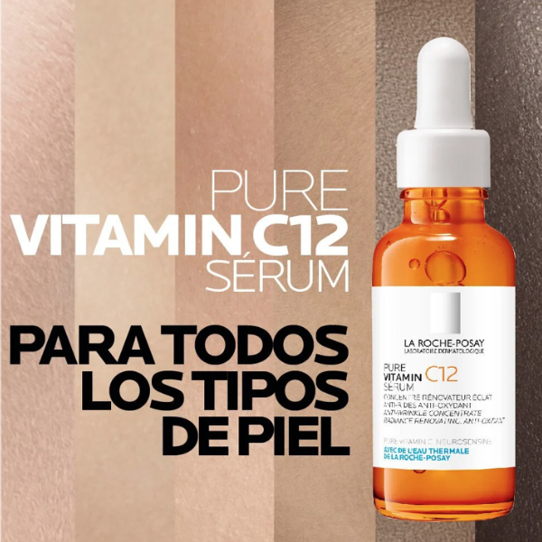 LA ROCHE POSAY PROTOCOLO ILUMINADOR & RENOVADOR PURE VITAMIN C12 SERUM (30ML) + RETINOL B3 (10ML) + ANTHELIOS UV MUNE 400 (15ML)