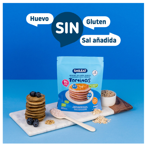 SMILEAT PRPARADO PARA TORTITAS AVENA Y ARANDANO (125G)