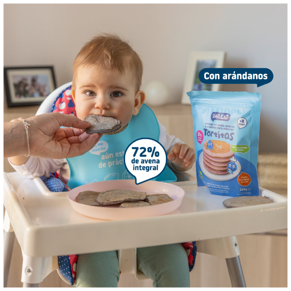SMILEAT PRPARADO PARA TORTITAS AVENA Y ARANDANO (125G)