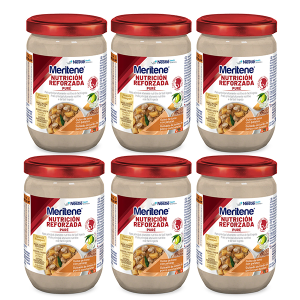 MERITENE PURÉ LOMO CON PATATAS ADULTOS (6x300g) - ANTES RESOURCE 