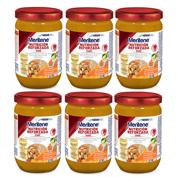 MERITENE PURE PAVO CON ARROZ Y ZANAHORIAS ADULTOS (6x300g) - ANTES RESOURCE 
