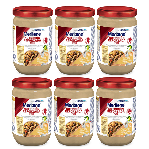 MERITENE PURE POLLO CON PASTA Y CHAMPIÑONES ADULTO (6x300g) - ANTES RESOURCE 