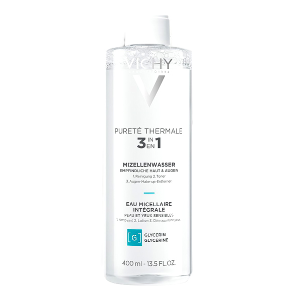 VICHY PURETÉ THERMALE AGUA MICELAR MINERAL PIELES SENSIBLES (400ML)