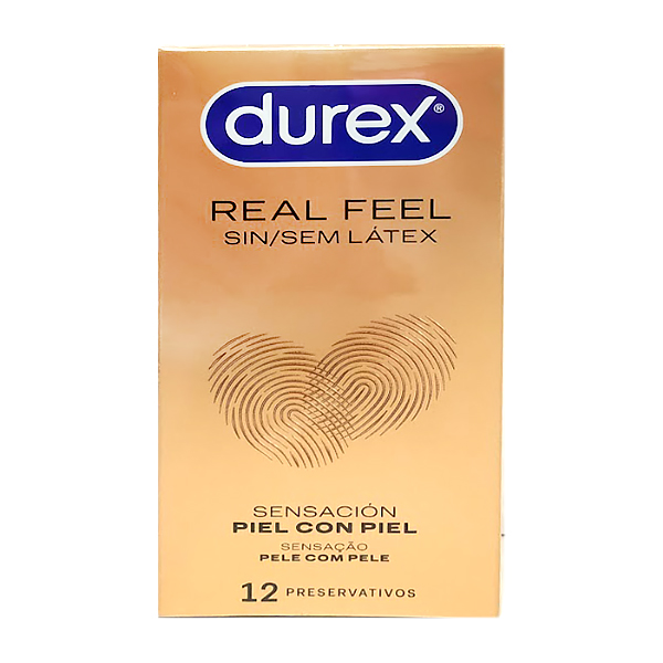 DUREX REAL FEEL SENSITIVO SIN LATEX (12 UNIDADES)