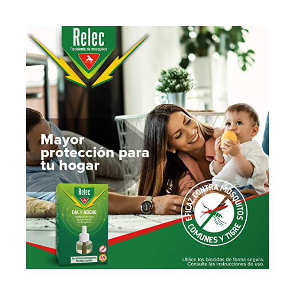 RELEC RECAMBIO ANTIMOSQUITOS ELÉCTRICO DIA Y NOCHE	