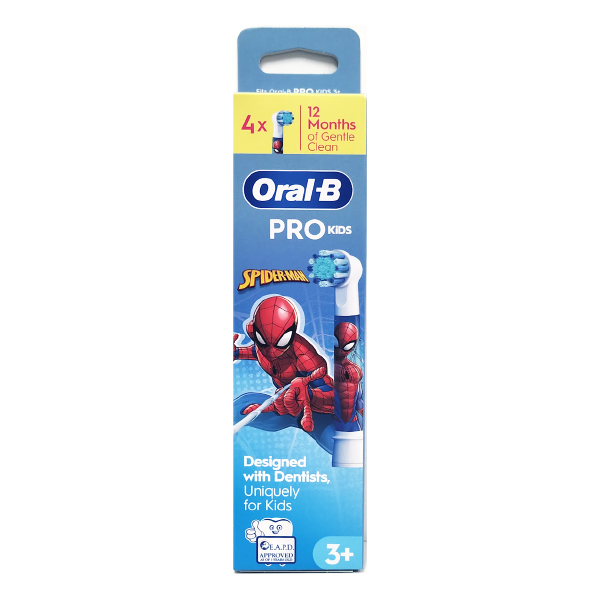 ORAL-B RECAMBIO CABEZAL SPIDERMAN (4 UNIDADES)  