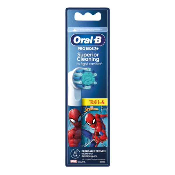 ORAL-B RECAMBIO CABEZAL SPIDERMAN (4uds)  