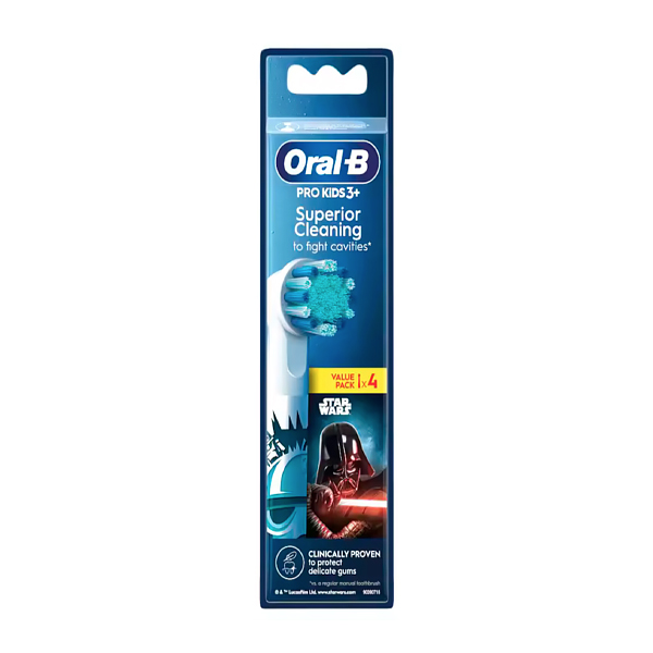 ORAL-B RECAMBIO CEPILLO PRO KIDS STAR WARS (4 UNIDADES)
