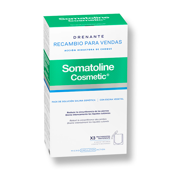 SOMATOLINE COSMETIC RECAMBIOS PARA VENDAS (6 SOBRES DE RECAMBIO)
