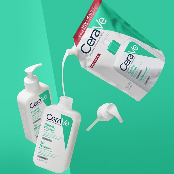 CERAVE RECARGA LIMPIADOR ESPUMOSO GEL REFILL (473ML)