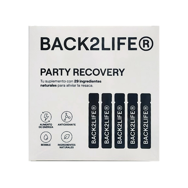 BACK2LIFE RECOVERY SHOTS ANTI RESACA BEBIBLES (5 VIALES x 25ML)