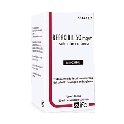REGAXIDIL 50mg/ml SOLUCION CUTANEA (1 frasco de 60ml)
