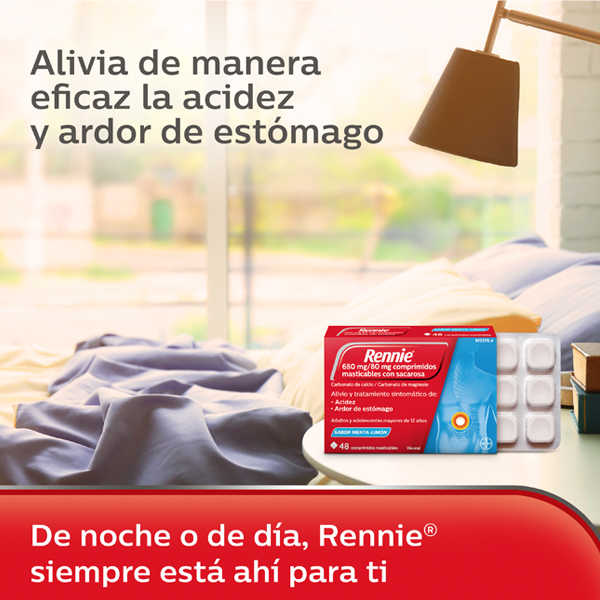 BAYER - MEDICAMENTOS RENNIE CON SACAROSA