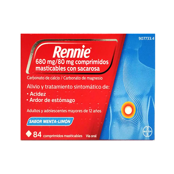 BAYER - MEDICAMENTOS RENNIE CON SACAROSA