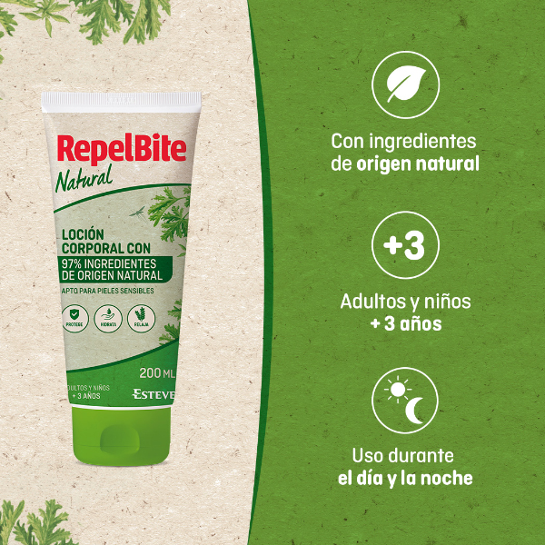 ESTEVE REPELBITE LOCIÓN CORPORAL ANTI-MOSQUITOS CALMANTE (200ml)