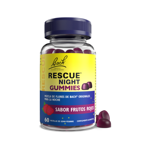 FLORES DE BACH RESCUE GUMMIES NOCHE (60 CARAMELOS DE GOMA)