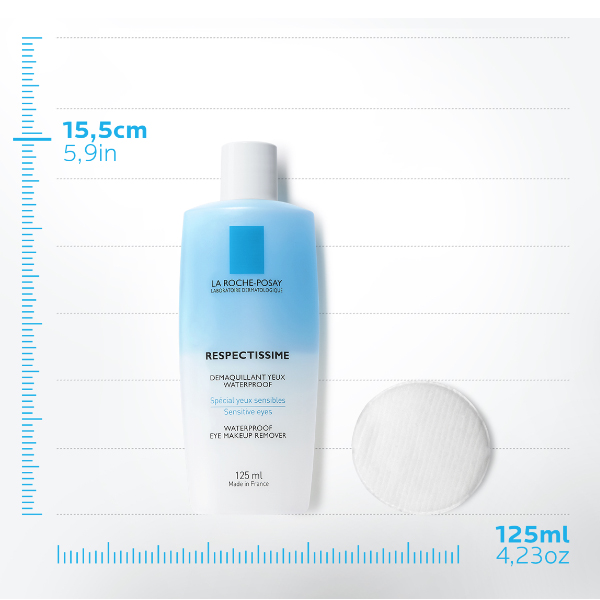 LA ROCHE POSAY Respectissime Desmaquillante Ojos Waterproof Piel Sensible (125ml)			