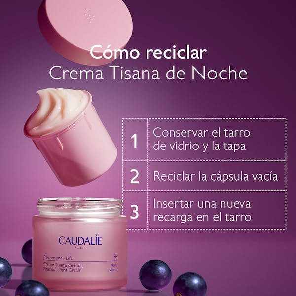 CAUDALIE RESVERATROL-LIFT CREMA TISANA NOCHE (RECARGA)