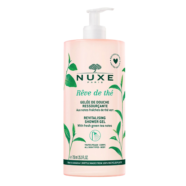 NUXE REVE DE THÉ GEL LIMPIADOR ROSTRO Y CUERPO JUMBO (750ML)