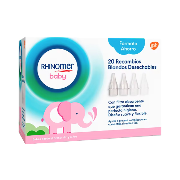 HALEON RHINOMER BABY RECAMBIOS DESHECHABLES (20uds)