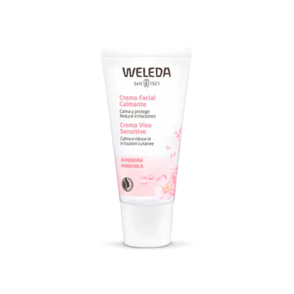 WELEDA RITUAL FACIAL CALMANTE PIEL SENSIBLE (LECHE LIMPIADORA+CREMA FACIAL+ NECESER) 