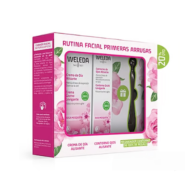 WELEDA PACK PRIMERAS ARRUGAS ROSA MOSQUETA