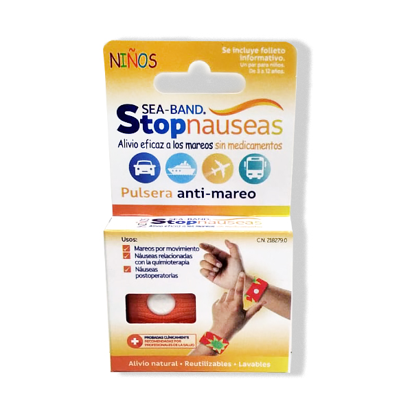 FAES FARMA SEA BAND STOP NAUSEAS  PULSERA ANTI-MAREO NIÑOS (2UDS)	