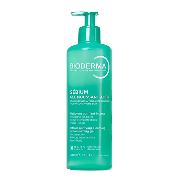 BIODERMA SEBIUM GEL MOUSSANT ACTIF (400ML)