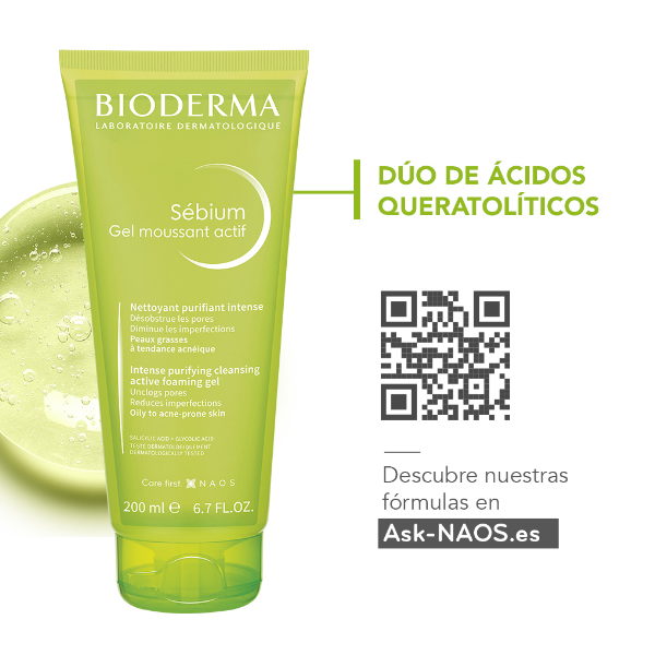 BIODERMA SEBIUM GEL MOUSSANT ACTIF TUBO (200ML)	