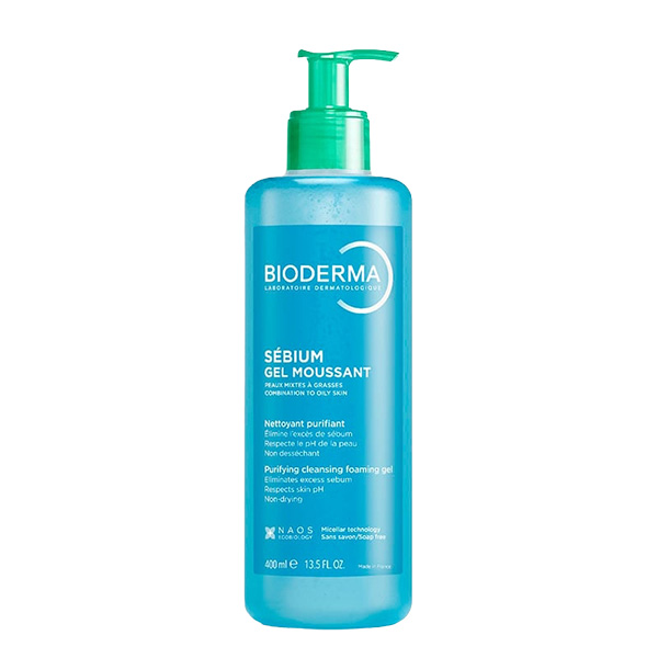 BIODERMA SEBIUM GEL MOUSSANT SIN DETERGENTE (400ML)