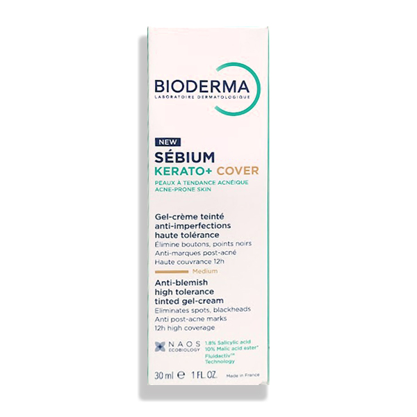 BIODERMA SEBIUM KERATO+ COVER GEL-CREMA CON COLOR (30ML) NOVEDAD!